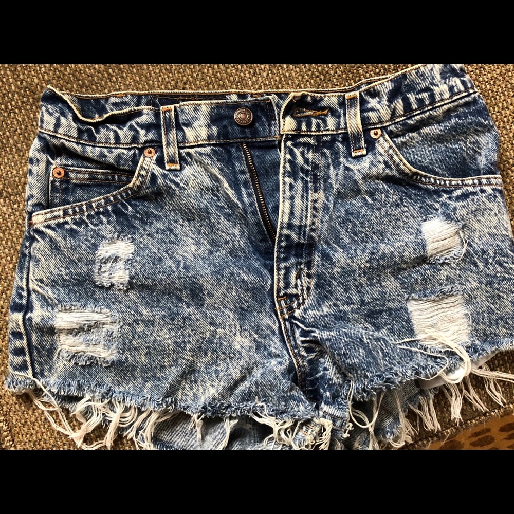 Vintage Levi jean shorts
